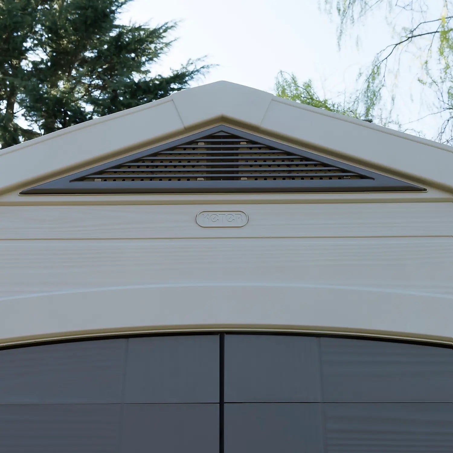 Keter 8’x6′ Factor Heavy Duty Plastic Garden Shed – Beige - Image 7