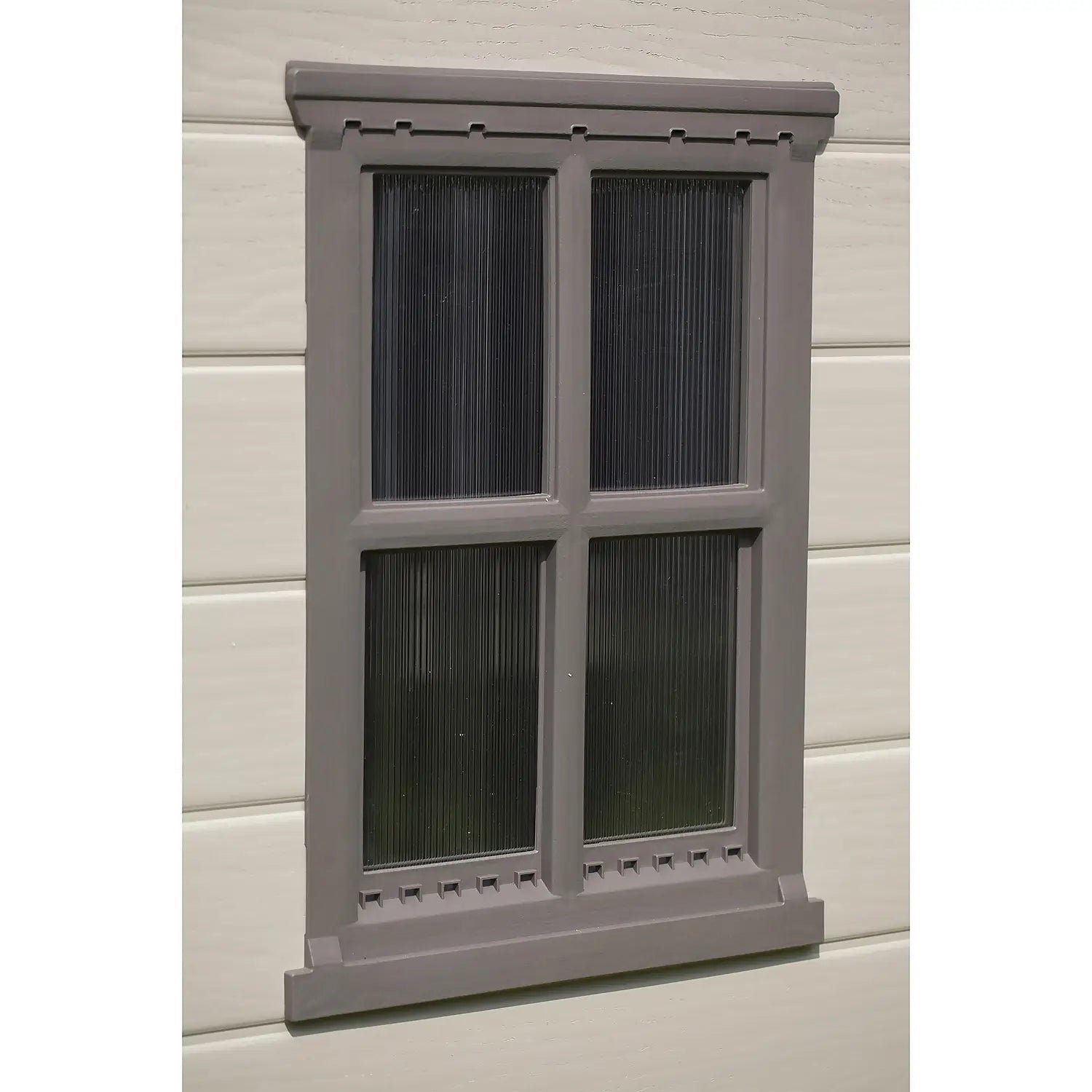 Keter 8’x11′ Factor Heavy Duty Plastic Garden Shed – Beige - Image 7