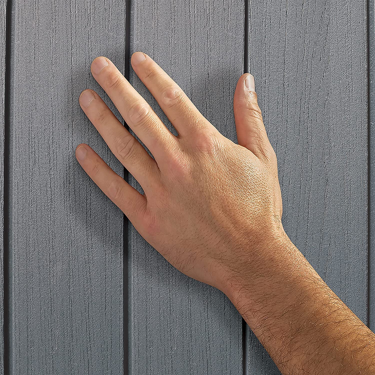 Keter 6’x8′ Darwin Heavy Duty Plastic Garden Shed – Grey - Image 9