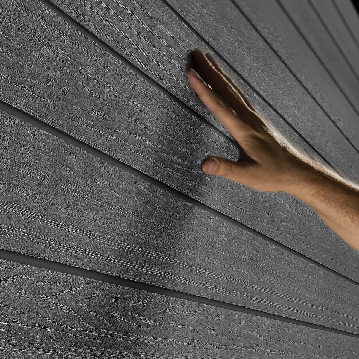 Keter 7.5′ x 7′ Newton Plus Front Entry Plastic Shed – Dark Grey - Image 3