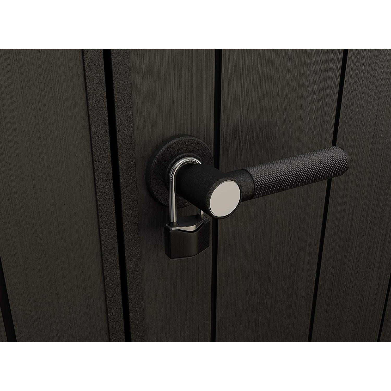 Keter 11’x 7′ Artisan Heavy Duty Plastic Pent Shed – Grey - Image 7