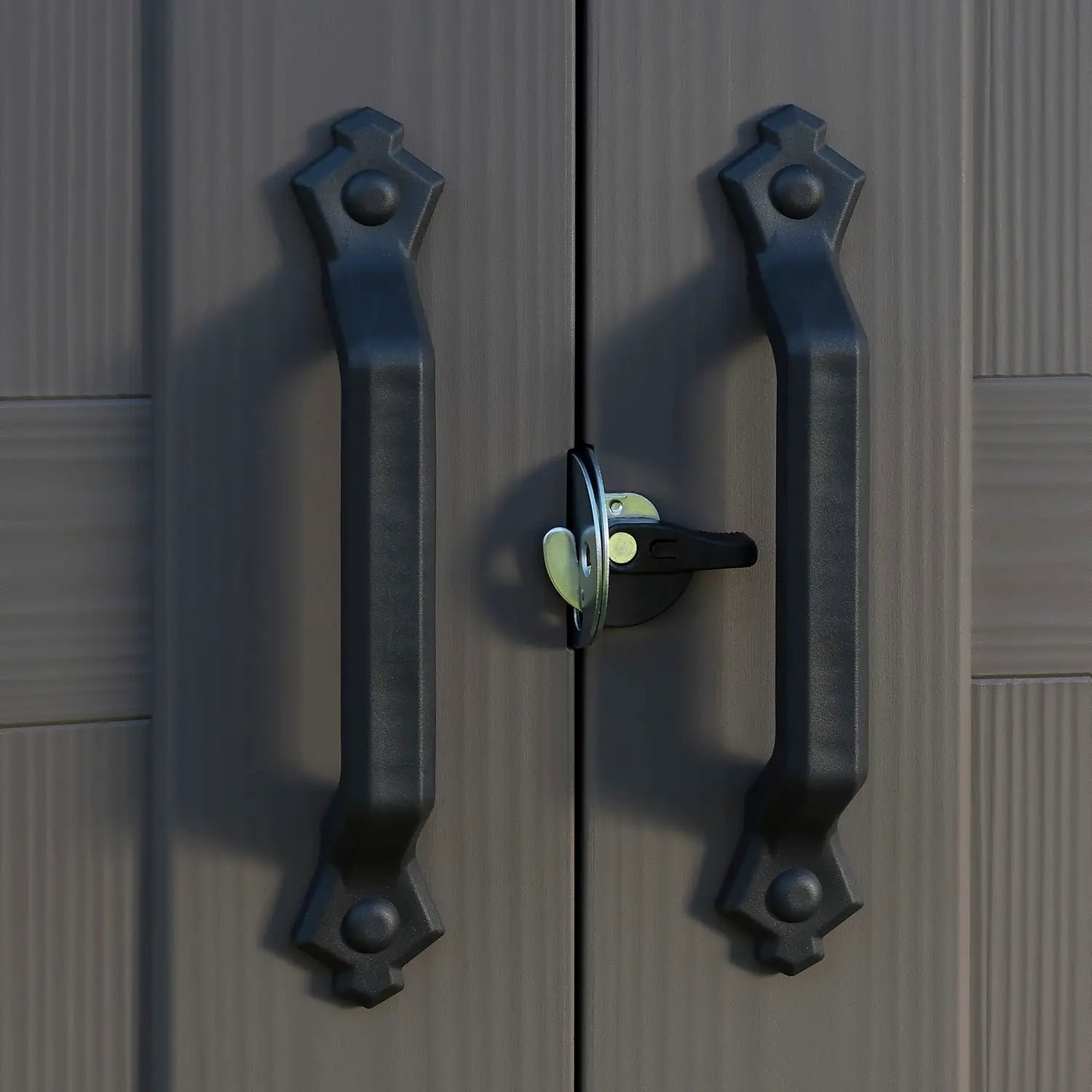 Keter 6’x6′ Factor Heavy Duty Plastic Garden Shed – Beige - Image 7