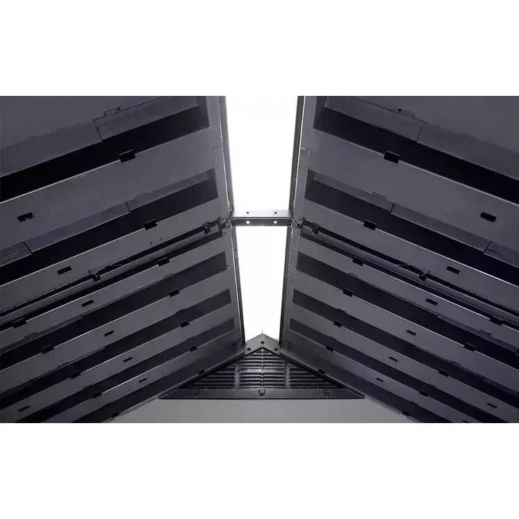 Keter 7.5’x7′ Premier Heavy Duty Plastic Shed – Grey - Image 11