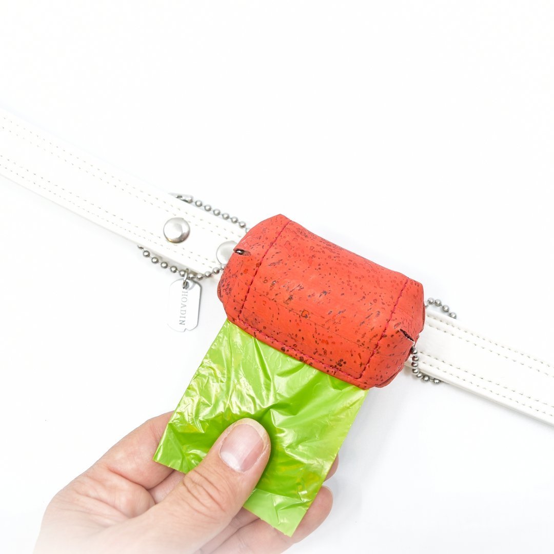Red Poop Bag Holder - Image 2