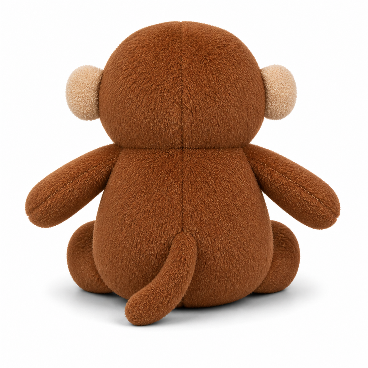 Pet Monkey Plush Monkey Dog Toy – Soft Squeaky Chew Toy for Puppies & Dogs (Interactive Comfort Toy, Brown) - Image 4