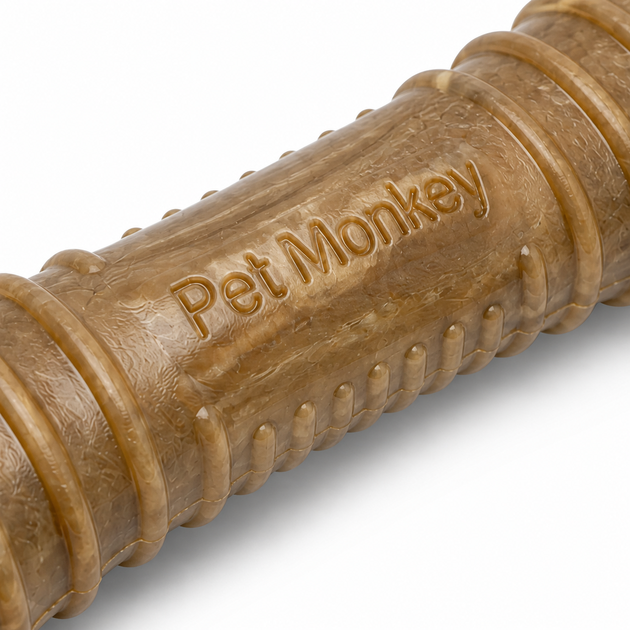 Pet Monkey Durable Dog Chew Bone Toy – Heavy Duty Teething & Dental Cleaning Toy for Dogs (Non-Toxic, Bite-Resistant, Brown) - Image 3