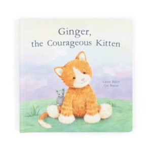 Ginger, the Courageous Kitten Book and Fuddlewuddle Ginger Cat